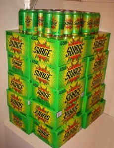 My closet full of SURGE.