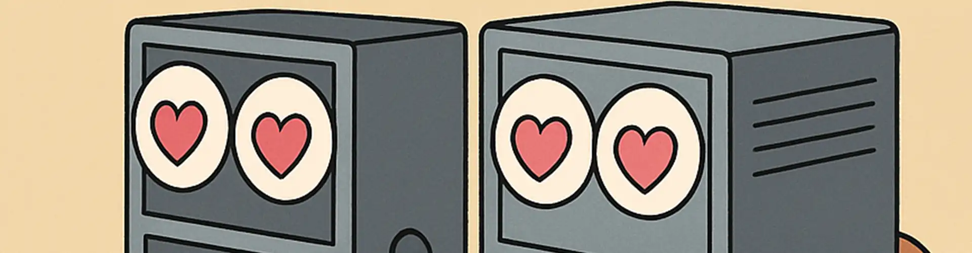 The Incredible Story of Two Bots in Love